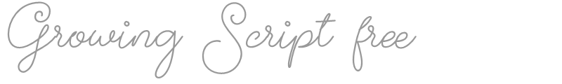 Growing Script